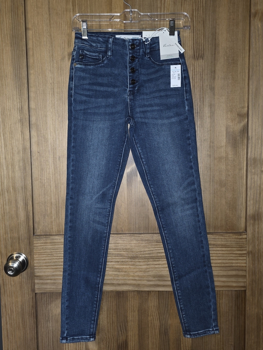 KanCan High-Rise Button-Fly Skinny Jeans
